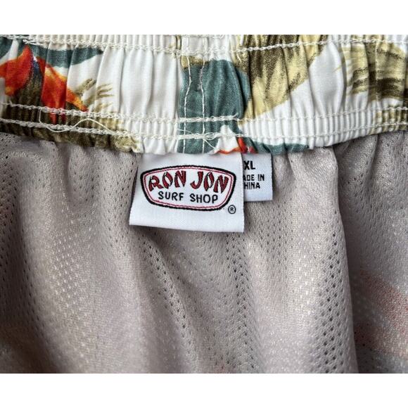 Ron Jon Surf Shop Swim Trunks Size XL Floral - Picture 3 of 5
